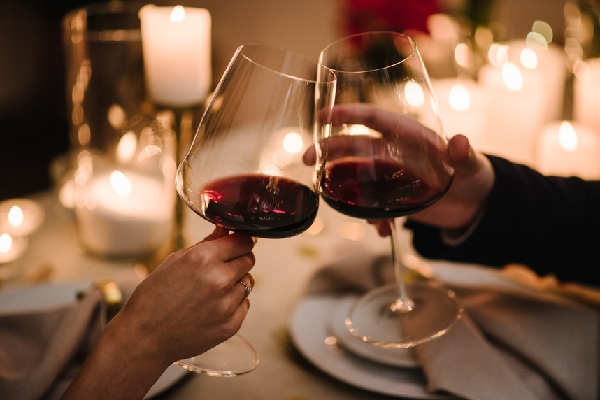 best wines for valentine's dinner