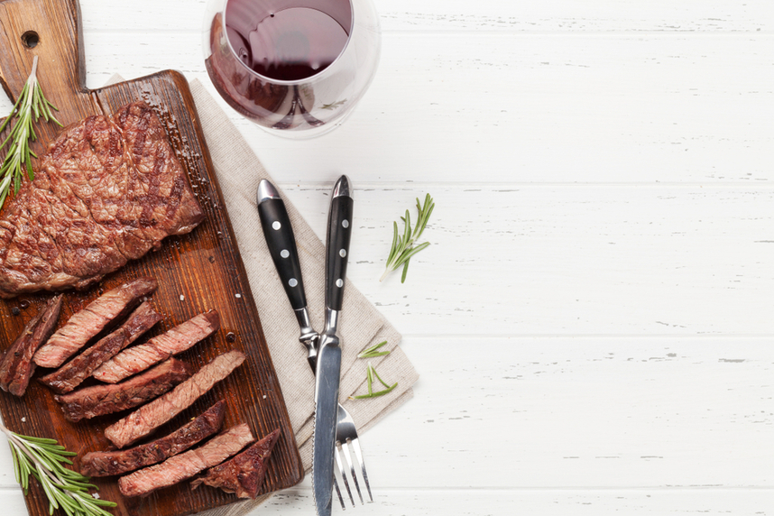 type of steak and best wine pairing
